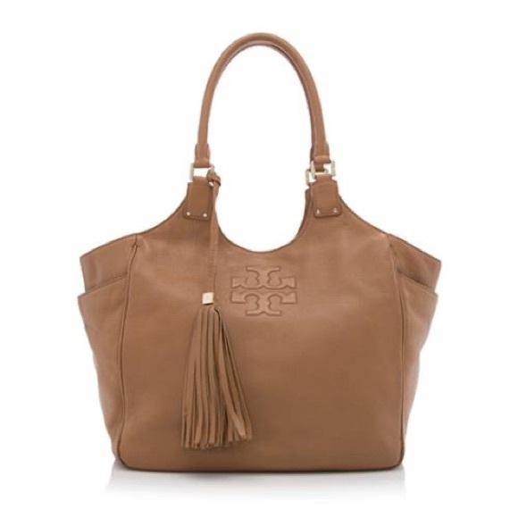 Thea Round Tote in Royal Tan - Picture 2 of 2